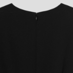 Theory Women Admiral Crepe Boxy T Sleeve Dress - Black