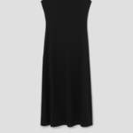 Theory Women Sweater Jersey Drape Tuck Dress - Black