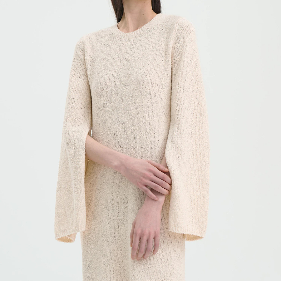 Theory Women Terry Boucle Boucle Dress - Ivory