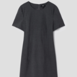 Theory Women Good Wool Jatinn Dress - Charcoal Melange
