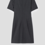 Theory Women Good Wool Jatinn Dress - Charcoal Melange