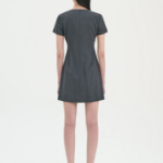 Theory Women Good Wool Jatinn Dress - Charcoal Melange