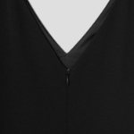 Theory Women Admiral Crepe Sleveeless Vneck Dress - Black