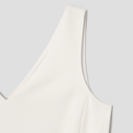 Theory Women Admiral Crepe Sleveeless Vneck Dress - Rice