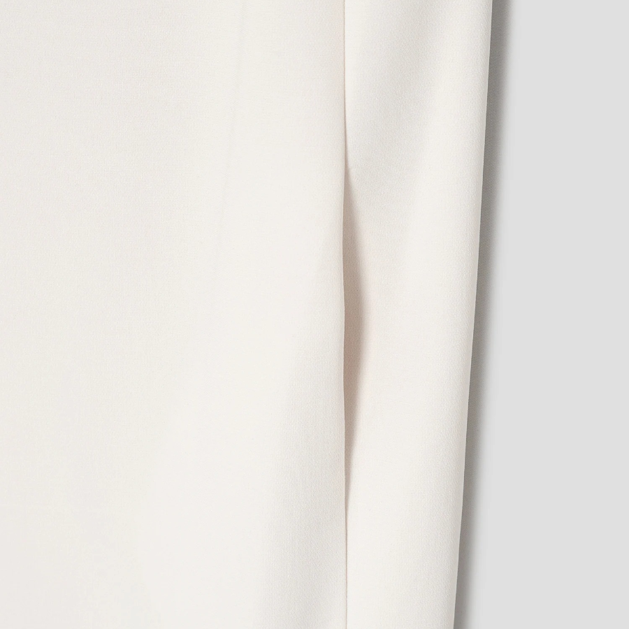 Theory Women Admiral Crepe Sleveeless Vneck Dress - Rice