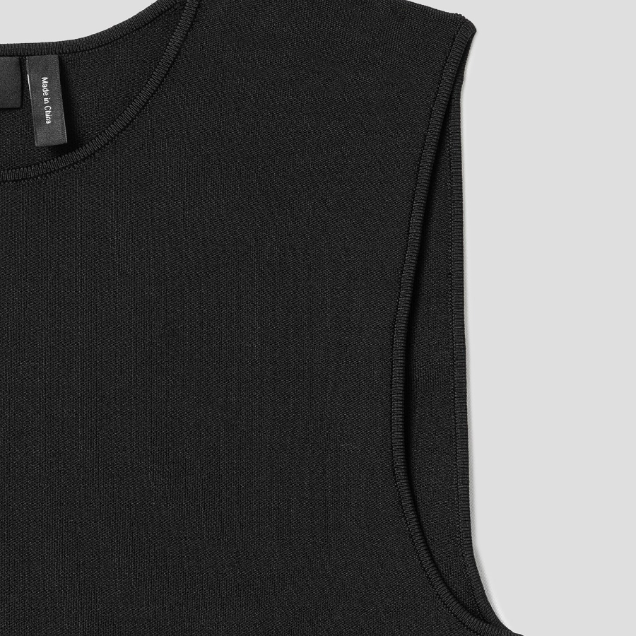 Theory Women Satin Texture Combo Pleated Dresss - Black