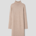Theory Women Astor Wool Long Sleeve Midi Dress - Beige