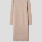 Theory Women Astor Wool Long Sleeve Midi Dress - Beige