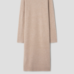 Theory Women Astor Wool Long Sleeve Midi Dress - Beige