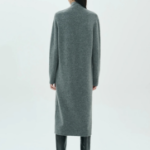Theory Women Astor Wool Long Sleeve Midi Dress - Medium Heather Grey