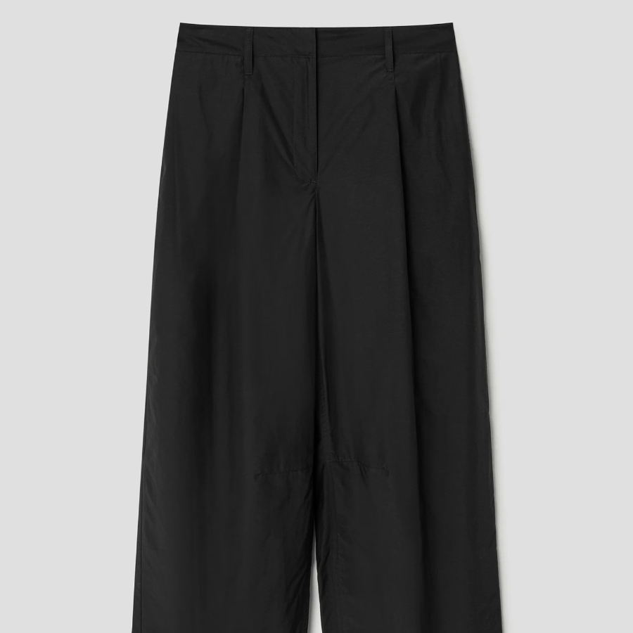 Theory Women Soft Lawn Utility Crop Pants - Black