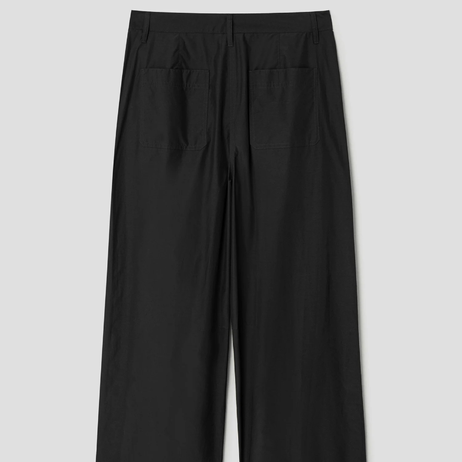 Theory Women Soft Lawn Utility Crop Pants - Black