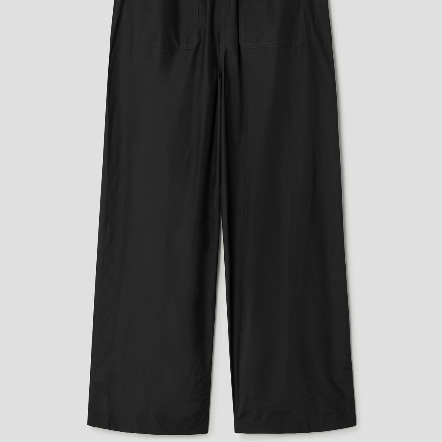 Theory Women Soft Lawn Utility Crop Pants - Black