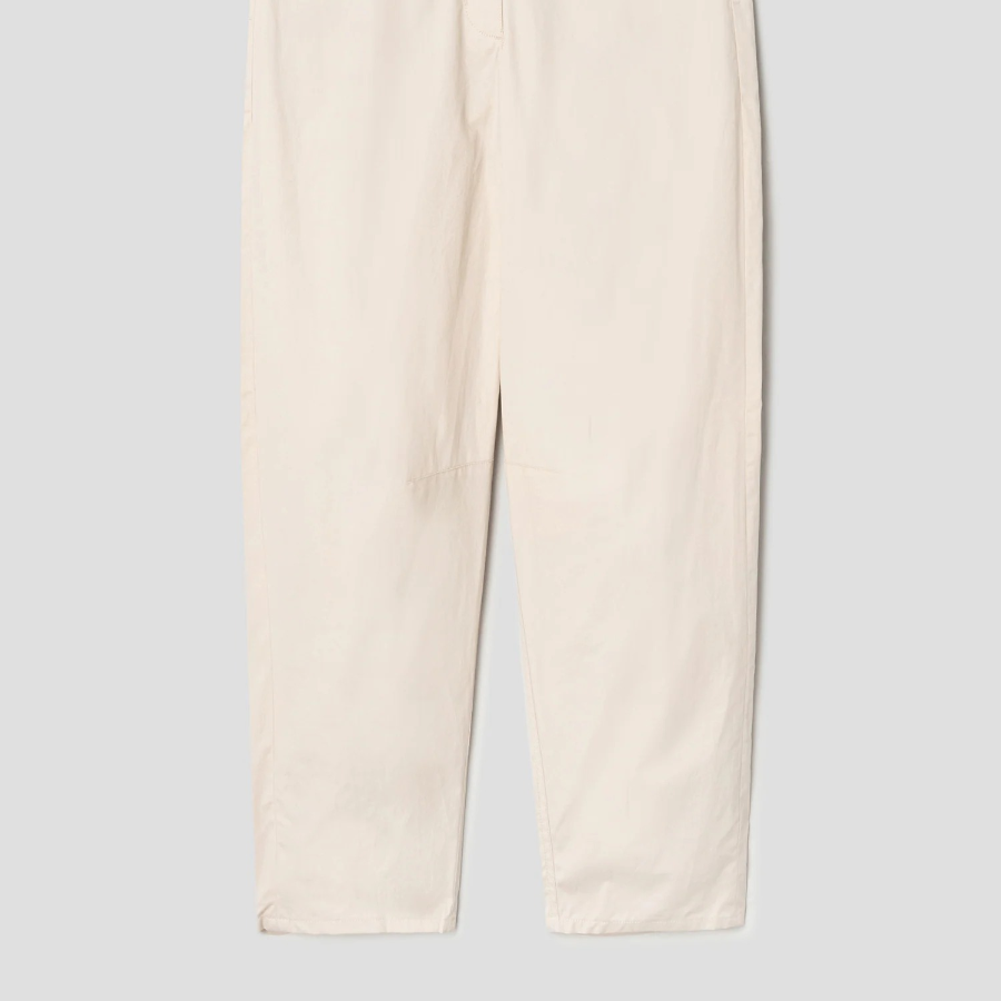 Theory Women Feather Chino Drop Curved Pants - Almond