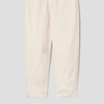 Theory Women Feather Chino Drop Curved Pants - Almond