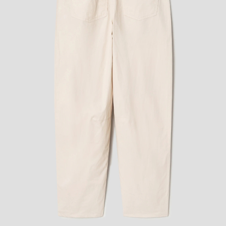 Theory Women Feather Chino Drop Curved Pants - Almond