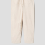 Theory Women Feather Chino Drop Curved Pants - Almond