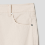 Theory Women Feather Chino Drop Curved Pants - Almond