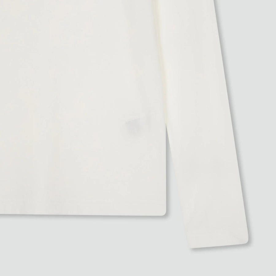 JAJU Soft Long-Sleeve T-Shirt – White