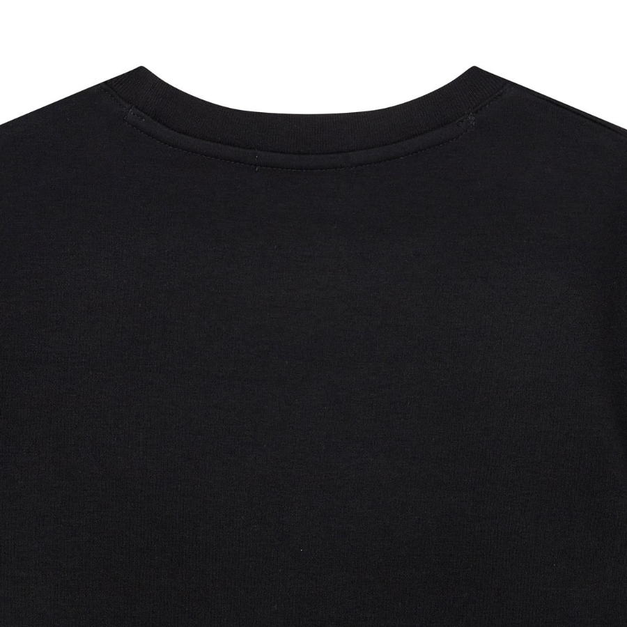 JAJU Heavy Cotton Short-Sleeve T-Shirt – Black