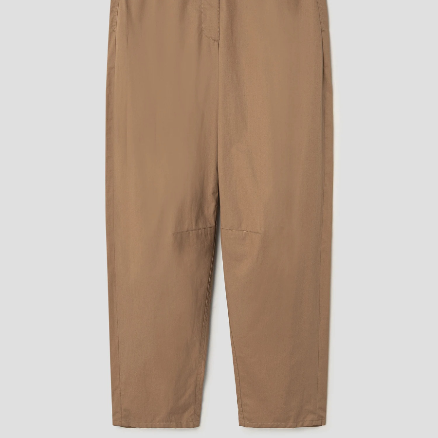 Theory Women Feather Chino Drop Curved Pants - Bronze