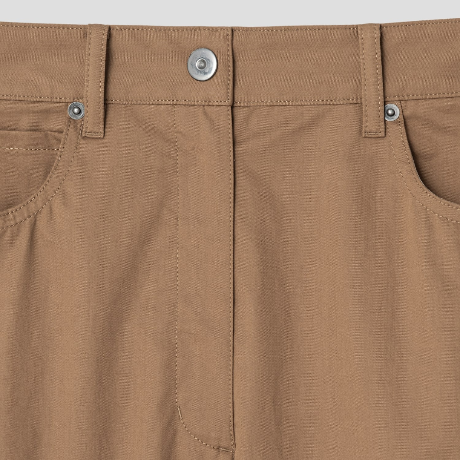 Theory Women Feather Chino Drop Curved Pants - Bronze