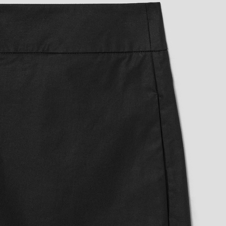 Theory Women City Poplin Eyelet Shorts - Black