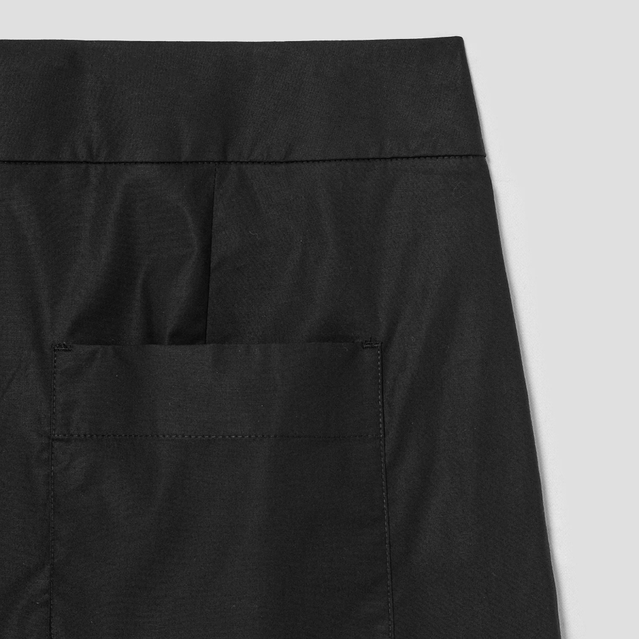 Theory Women City Poplin Eyelet Shorts - Black