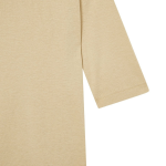 JAJU Pima Cotton Slim Fit Half-Sleeve T-Shirt – Beige