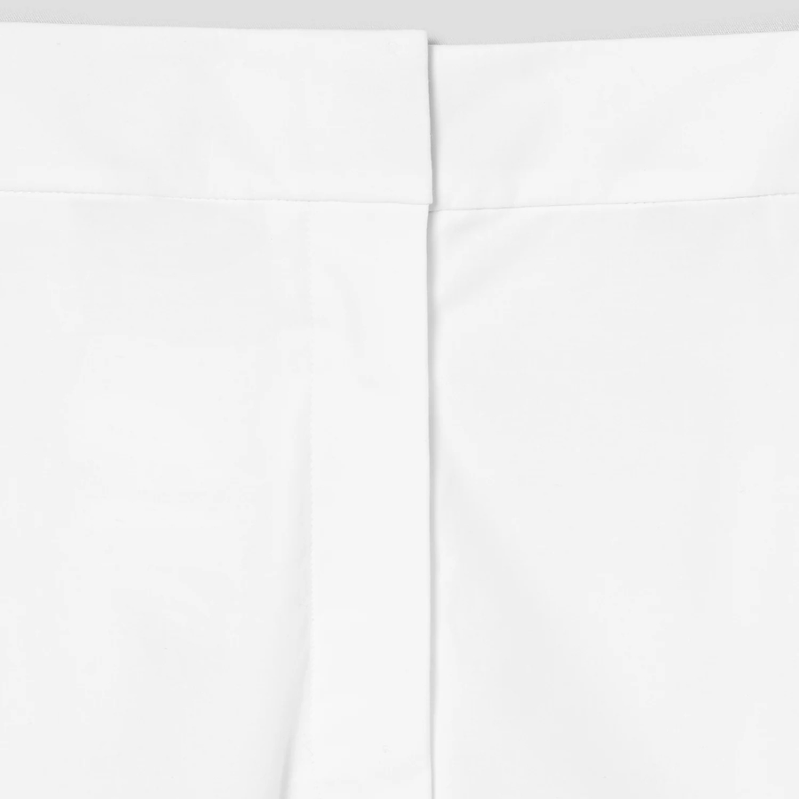 Theory Women City Poplin Eyelet Shorts - White
