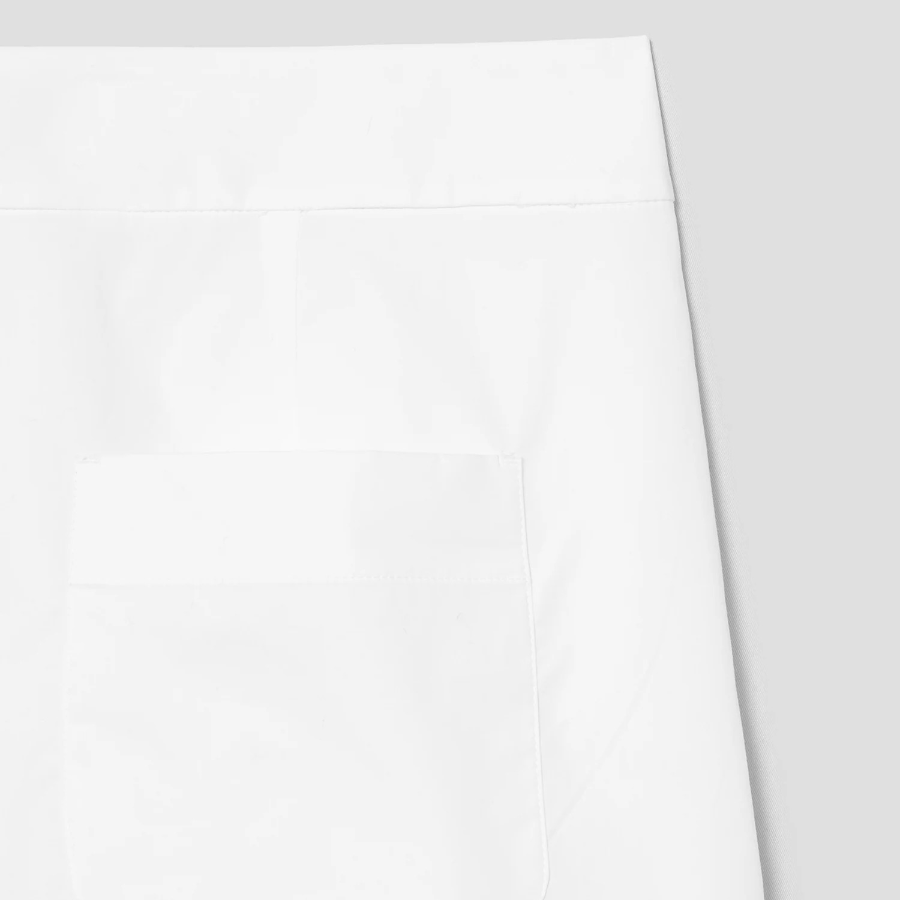 Theory Women City Poplin Eyelet Shorts - White