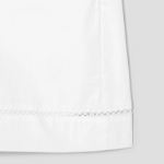 Theory Women City Poplin Eyelet Shorts - White