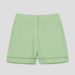 Theory Women City Poplin Eyelet Shorts - Meadow