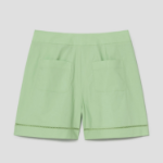 Theory Women City Poplin Eyelet Shorts - Meadow