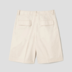 Theory Women Feather Chino Relaxed Casual Shorts - Almond