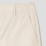 Theory Women Feather Chino Relaxed Casual Shorts - Almond