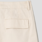 Theory Women Feather Chino Relaxed Casual Shorts - Almond