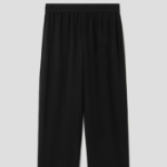 Theory Women Satin Crepe Relaxed Pullon Pants - Black