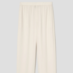 Theory Women Satin Crepe Relaxed Pullon Pants - Rice