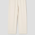 Theory Women Satin Crepe Relaxed Pullon Pants - Rice