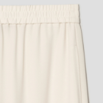 Theory Women Satin Crepe Relaxed Pullon Pants - Rice