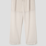 Theory Women Lightweight Wool Drawcord Pull On Pants - Sand