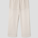 Theory Women Lightweight Wool Drawcord Pull On Pants - Sand