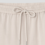 Theory Women Lightweight Wool Drawcord Pull On Pants - Sand