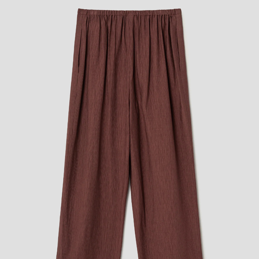 Theory Women Willow Crepe Easy Pull On Pants - Marron