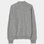 PLAY COMME DES GARÇONS (Unisex) Black Heart Wappen Cardigan – Grey