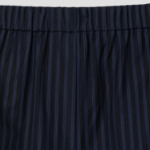 Theory Women Linear Cotton Boxer Shorts - Nocturne Navy