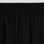 Theory Women Silk Combo Rib Waistband Pants - Black