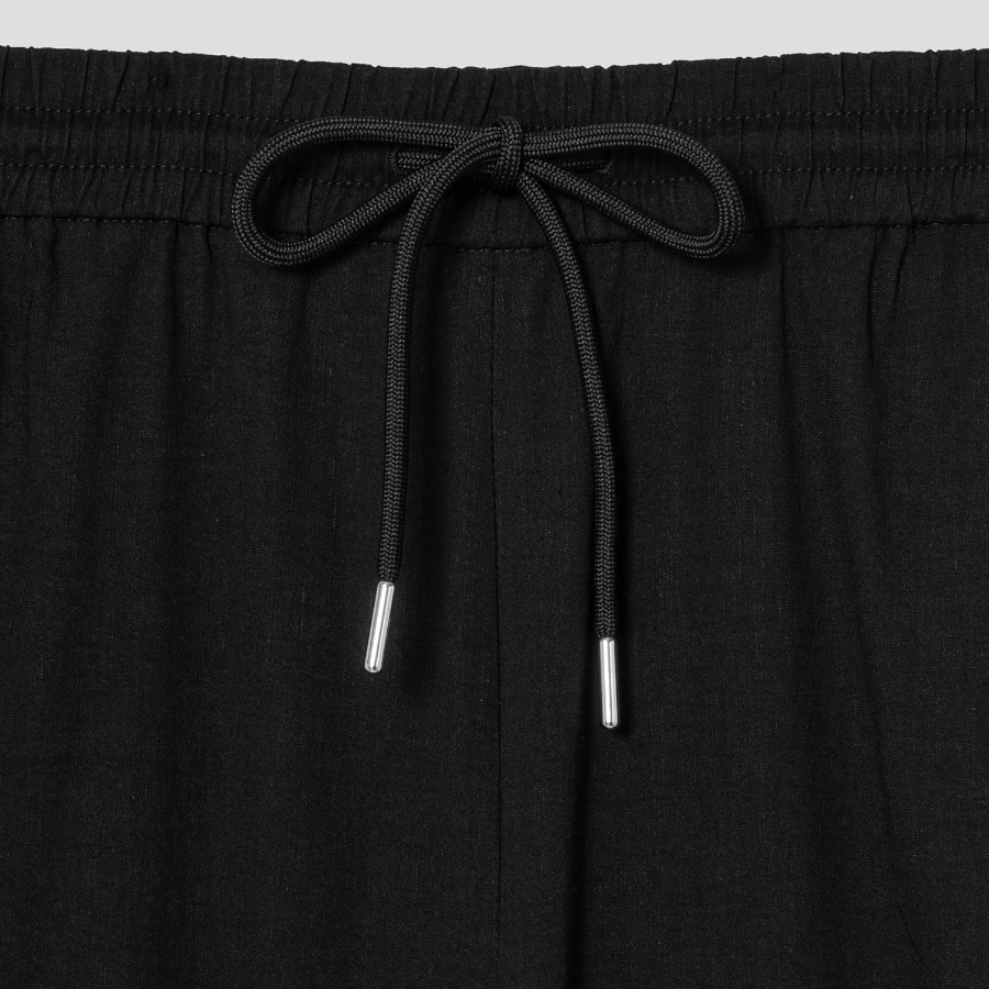 Theory Women Good Crunch Drawcord Pull On Pants - Black