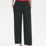 Theory Women Good Crunch Relax Straight Pants - Black